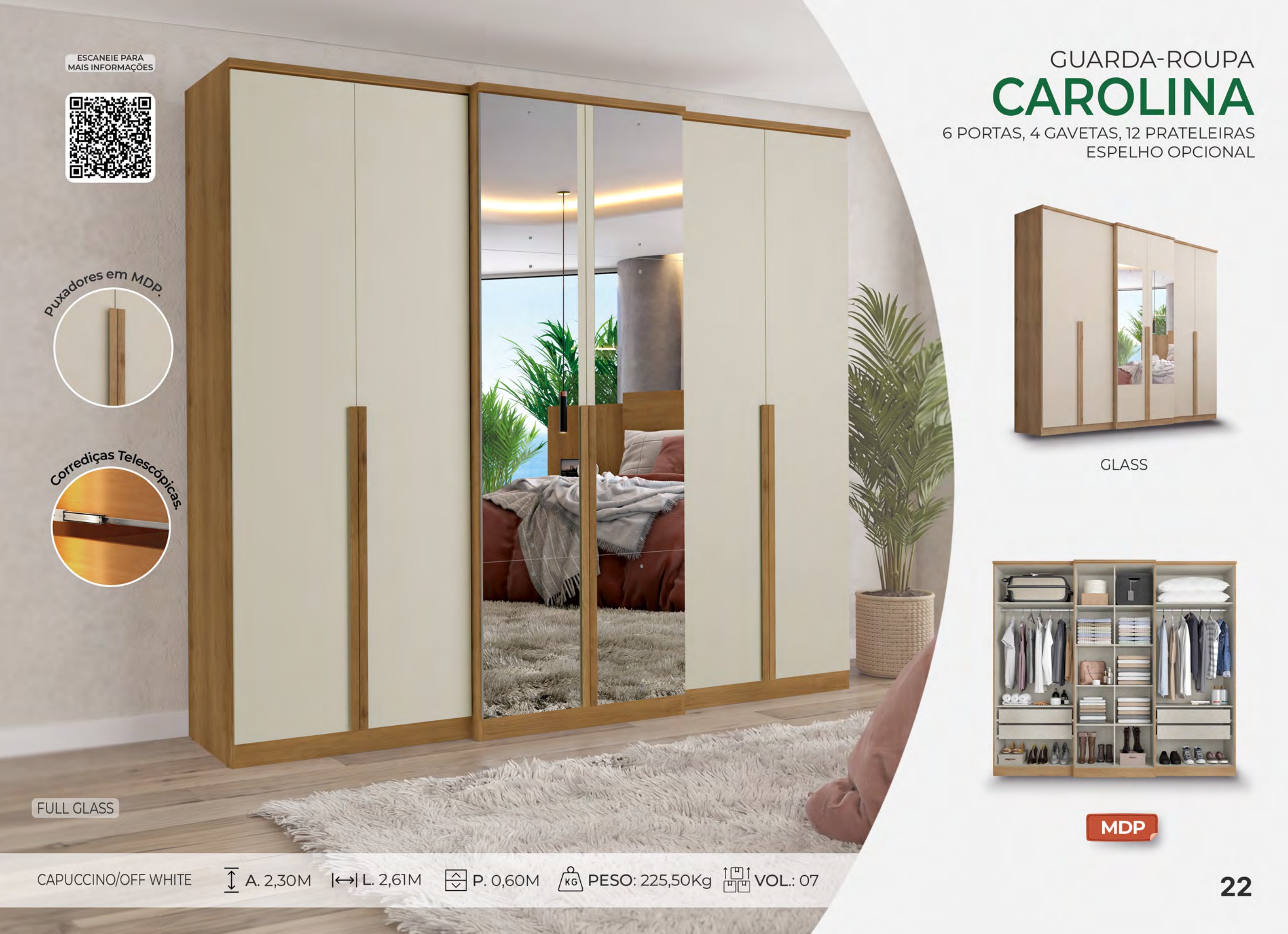 Foto de GUARDA-ROUPA CAROLINA