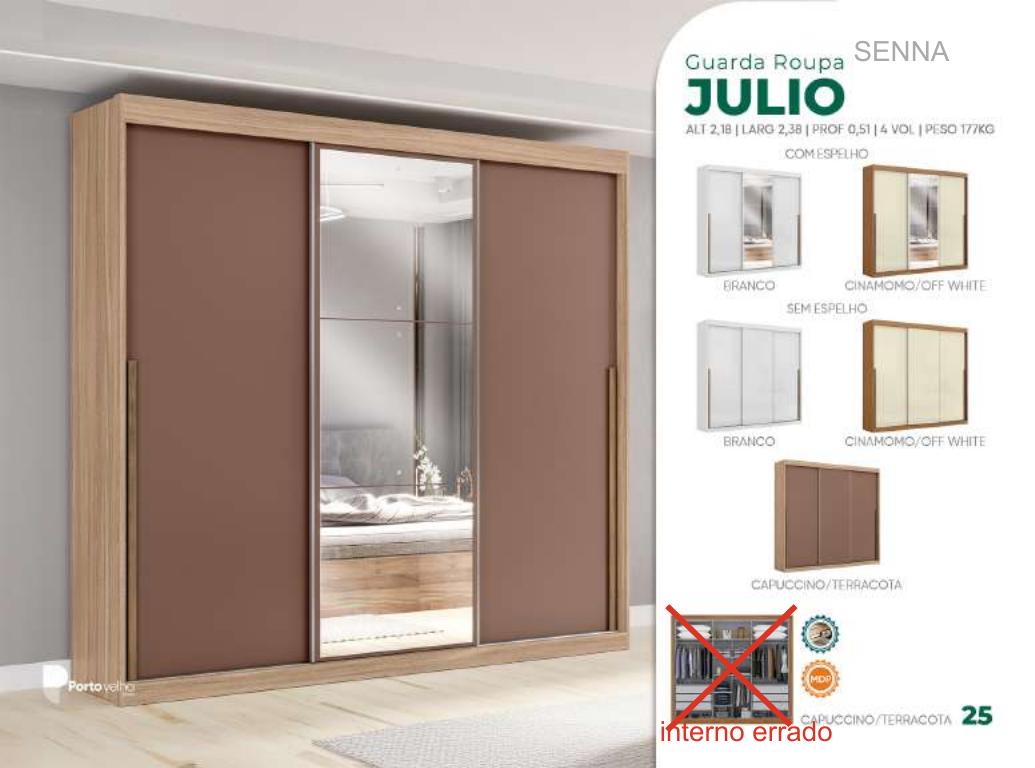 Foto de GUARDA ROUPA JULIO S/ ESPELHO