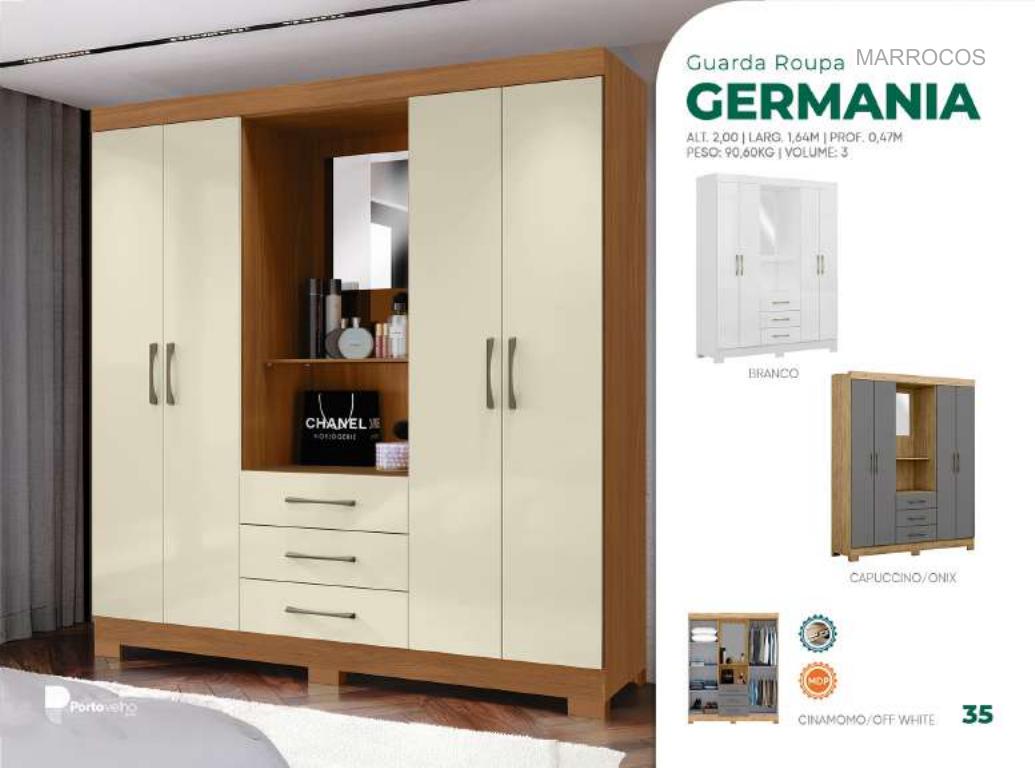Foto de GUARDA ROUPA GERMANIA C/ ESPELHO