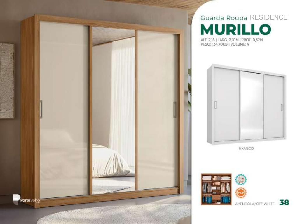 Foto de GUARDA ROUPA MURILLO C/ ESPELHO