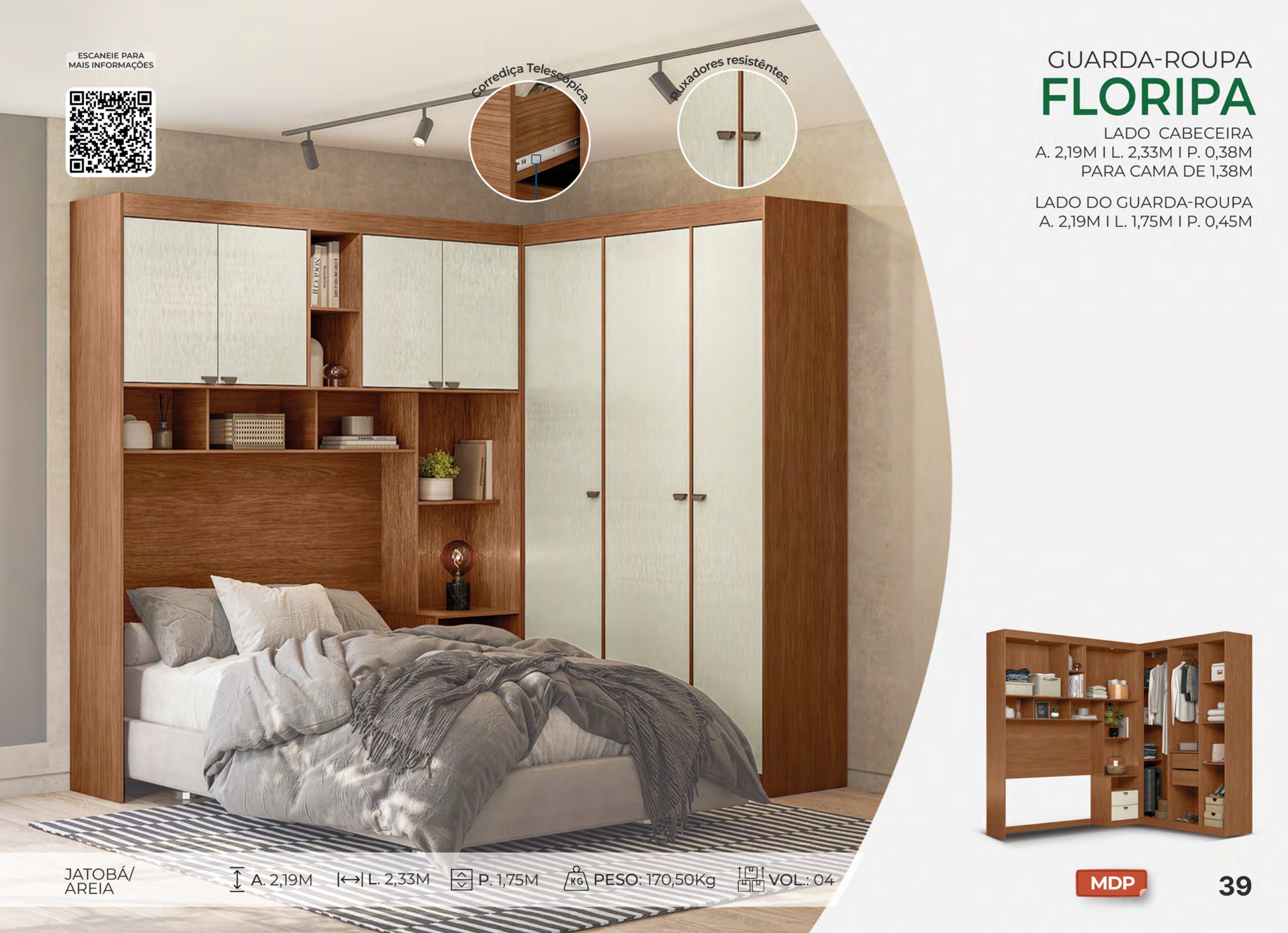Foto de GUARDA-ROUPA FLORIPA