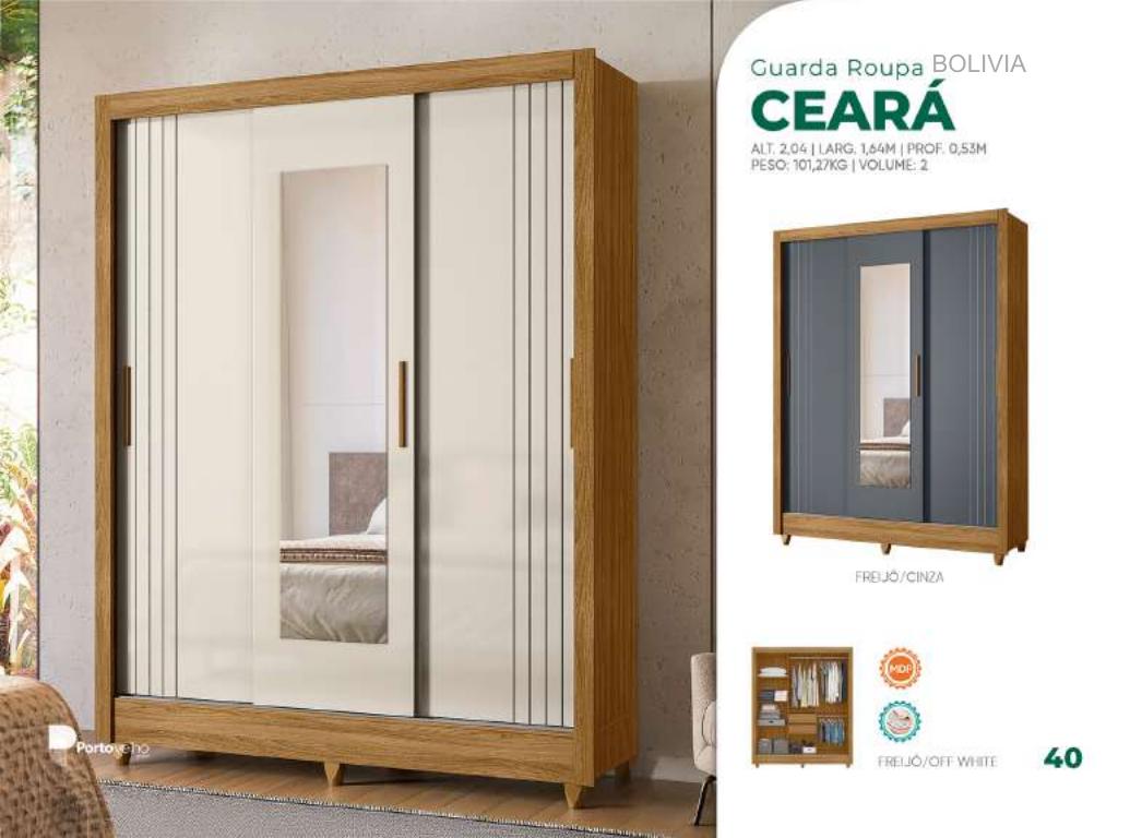 Foto de GUARDA ROUPA CEARÁ C/ ESPELHO
