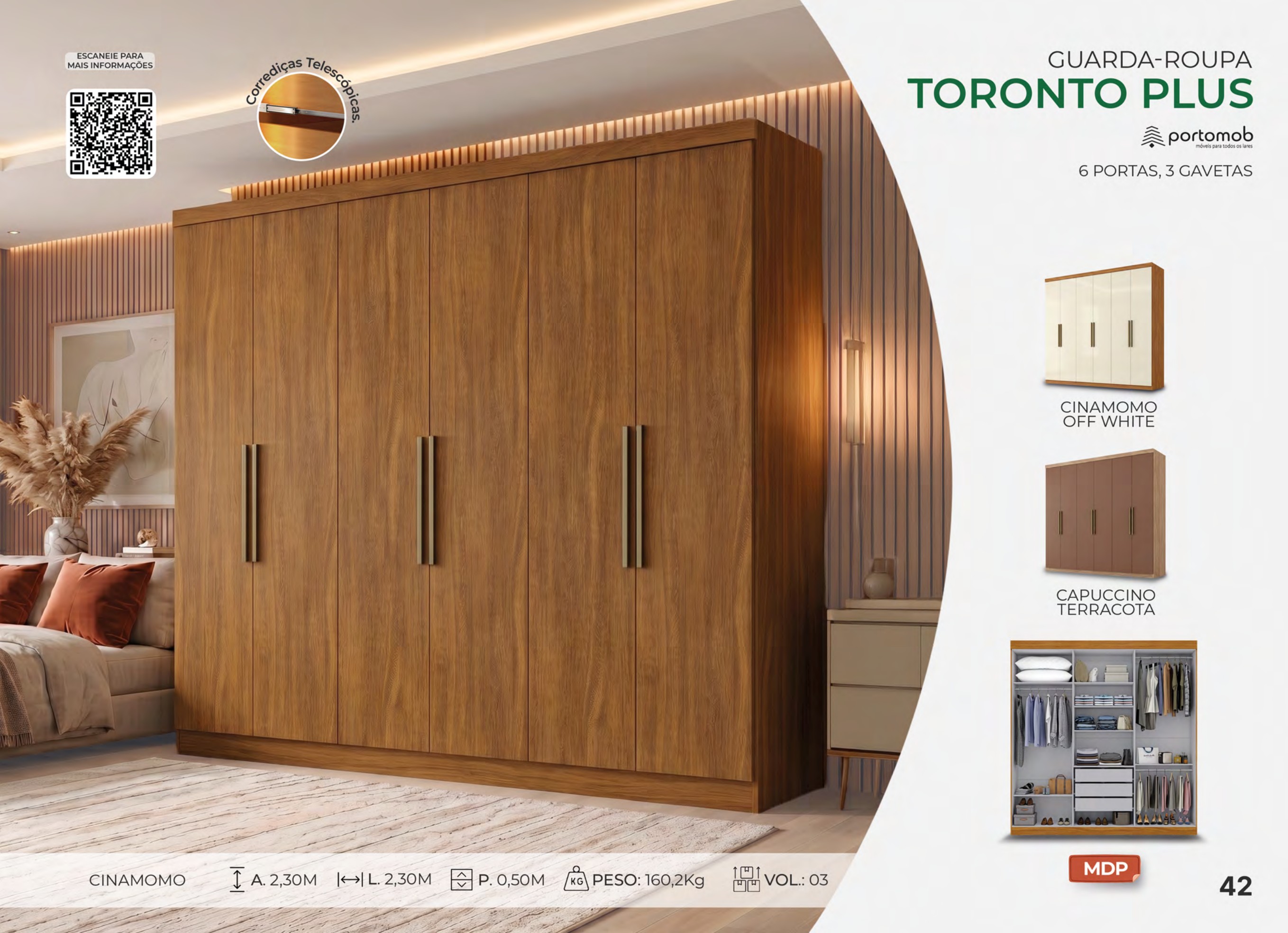 Foto de GUARDA-ROUPA TORONTO PLUS