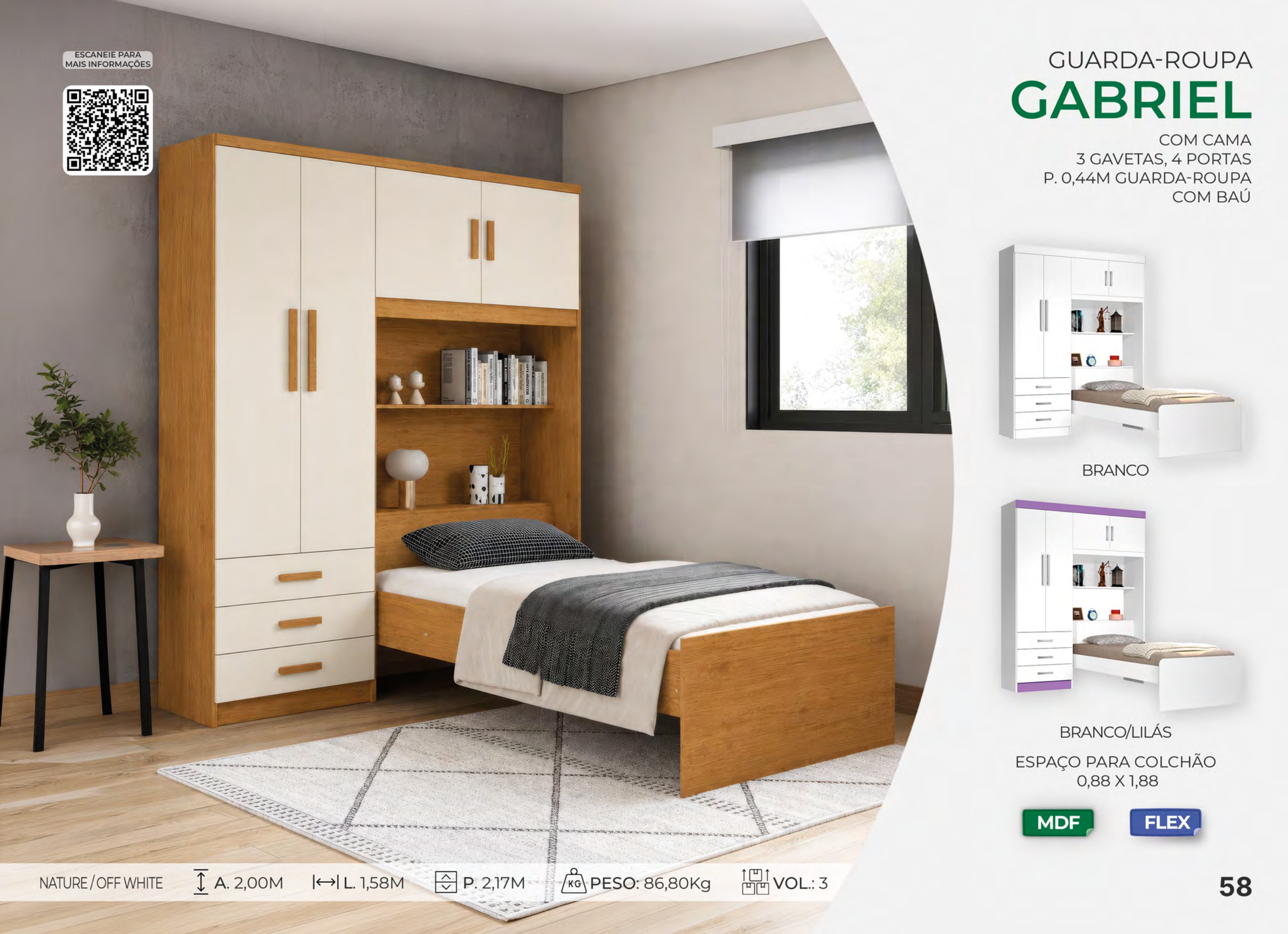 Foto de GUARDA-ROUPA GABRIEL