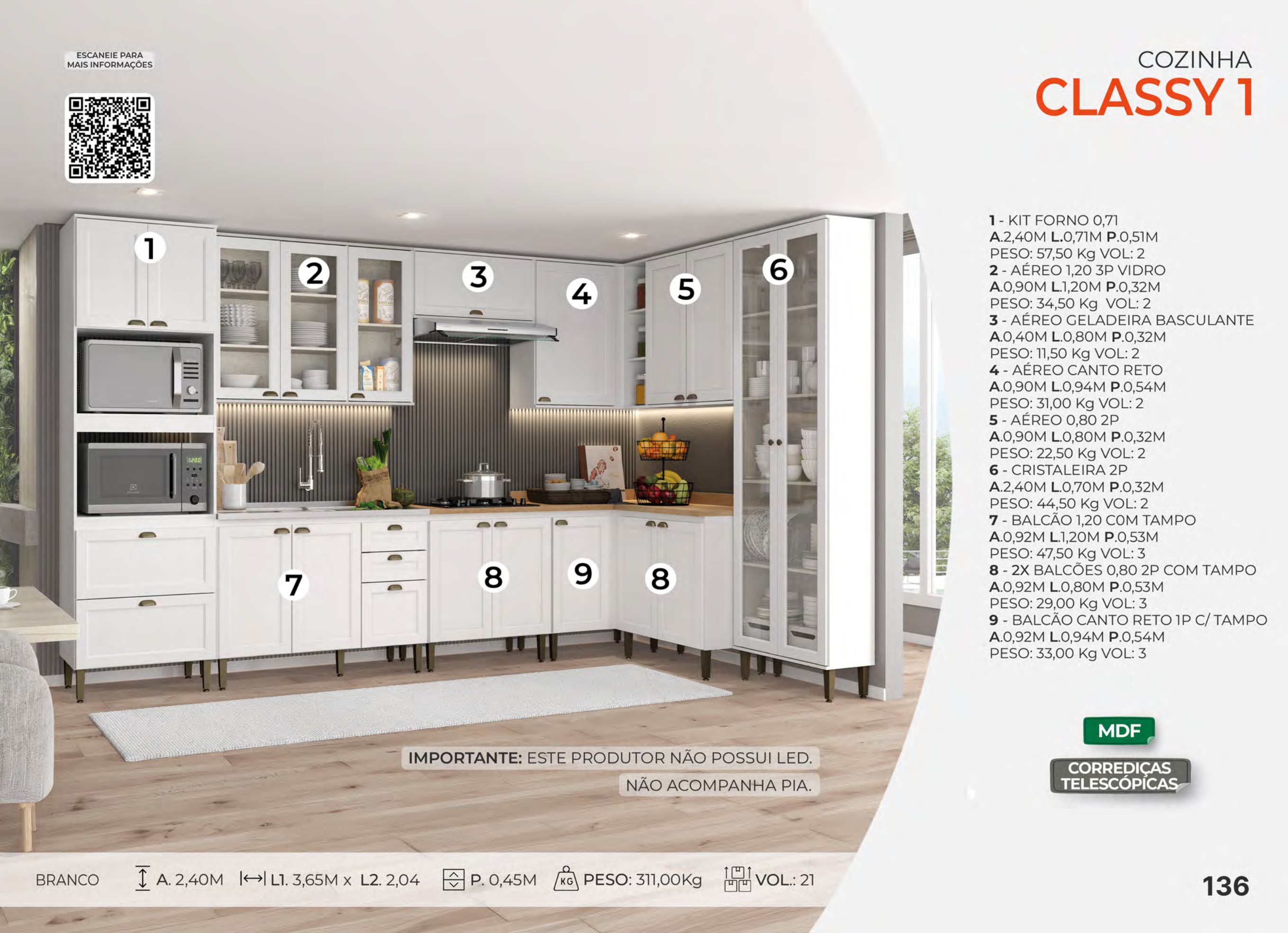 Foto de COZINHA CLASSY 1 COMPLETA