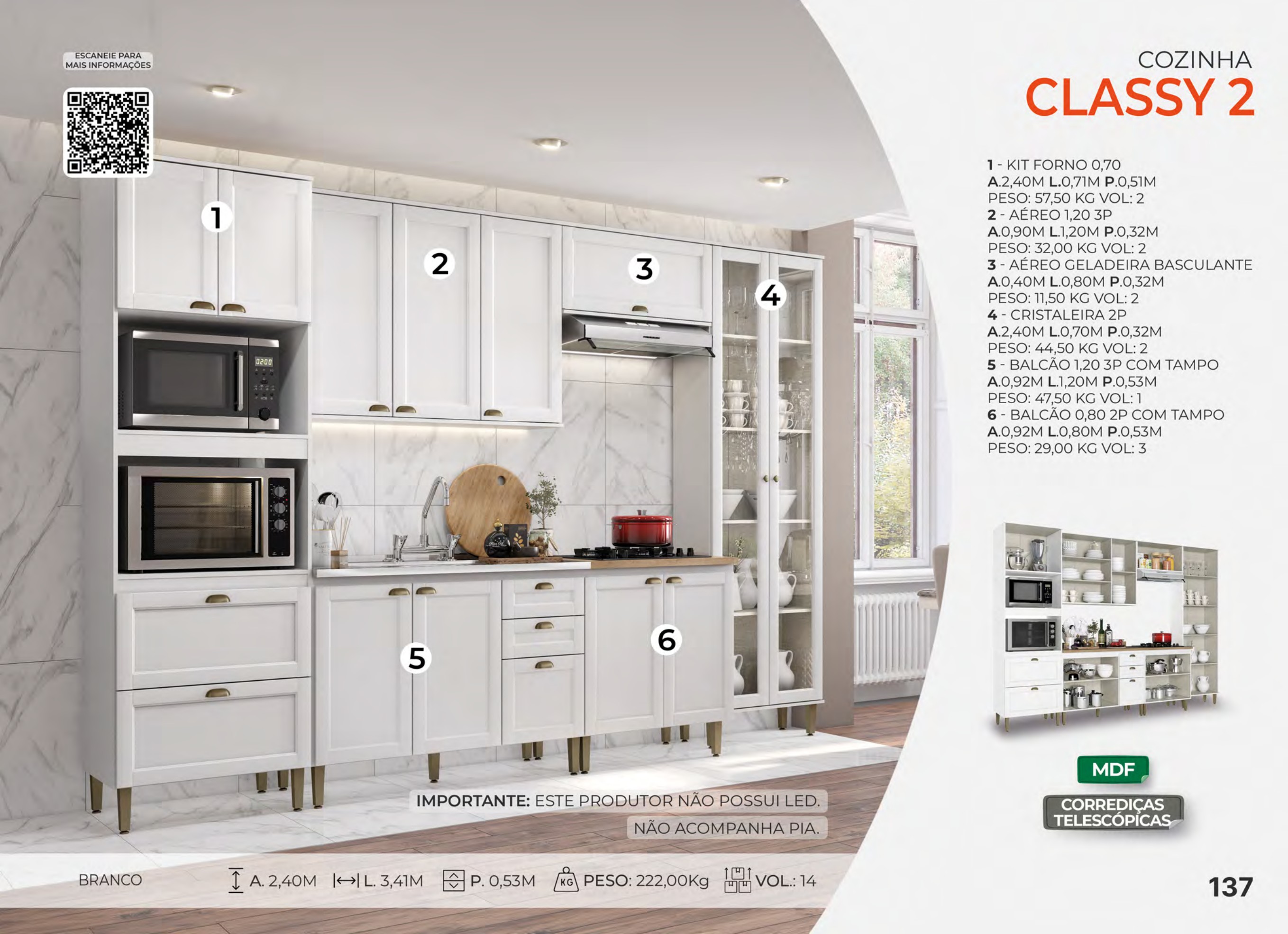 Foto de COZINHA CLASSY 2 - COMPLETA