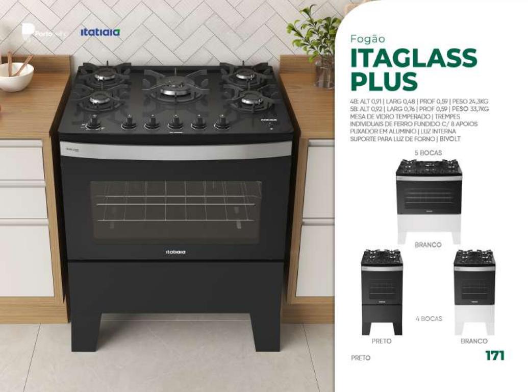 Foto de FOGÃO ITAGLASS PLUS 4 BOCAS