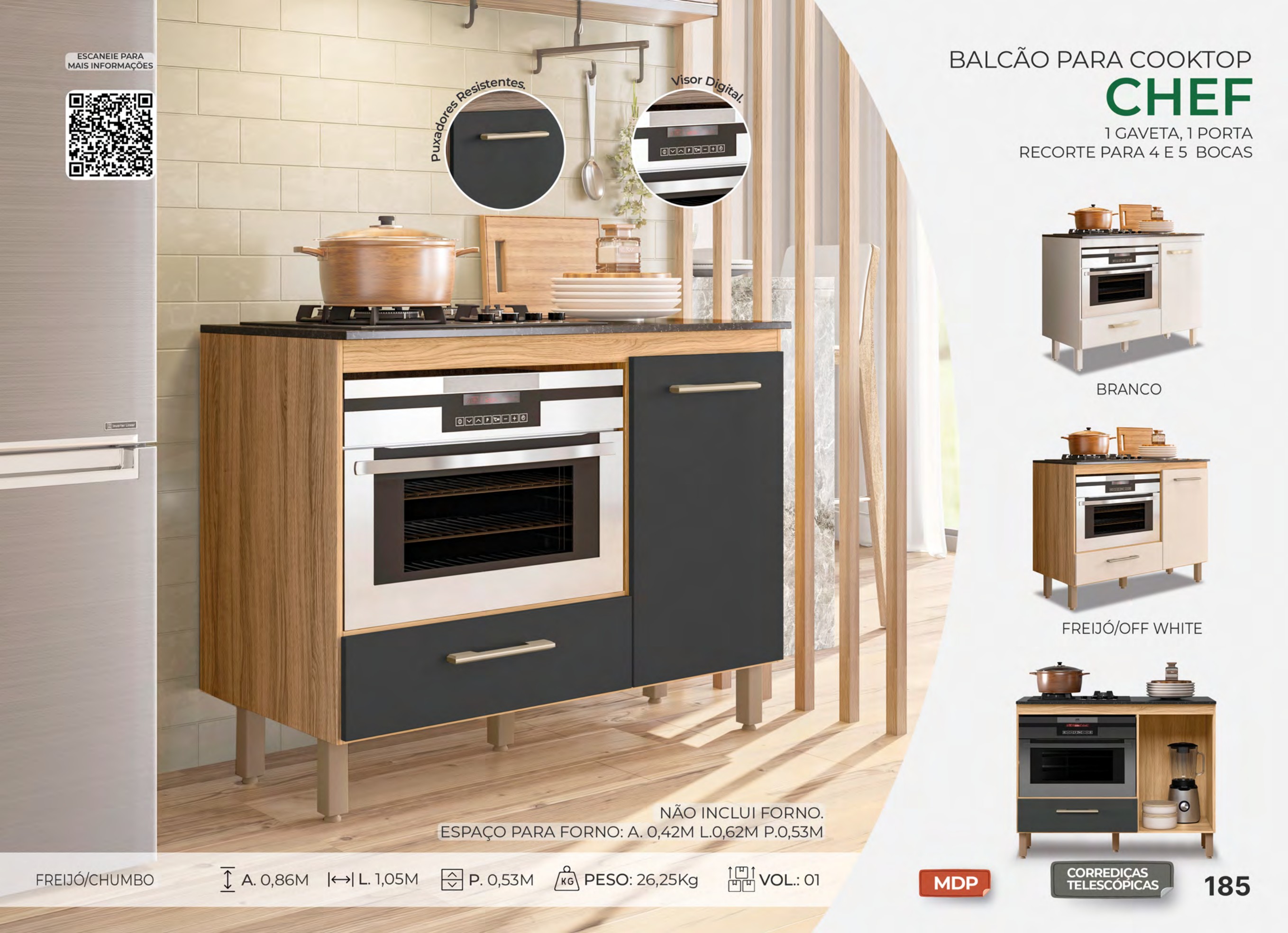 Foto de BALCÃO PARA COOKTOP CHEF