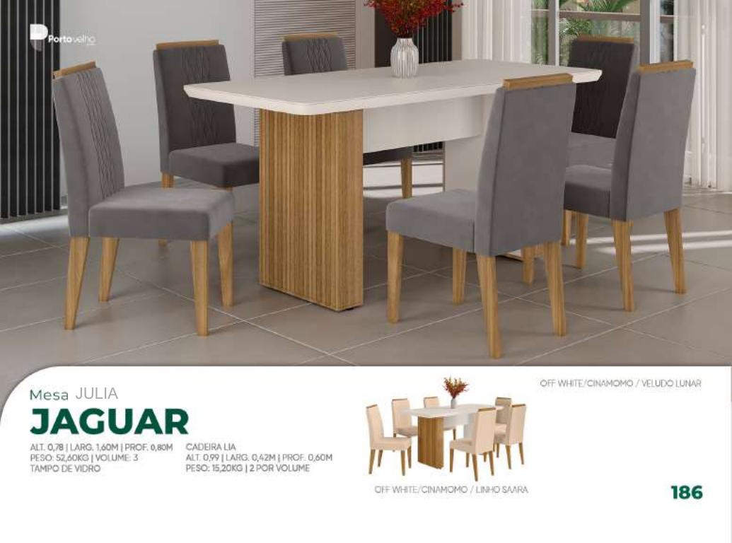 Foto de MESA JAGUAR C/ 6 CADEIRAS