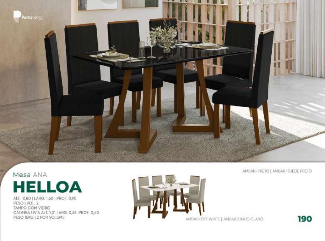 Foto de MESA HELLOA C/ 6 CADEIRAS