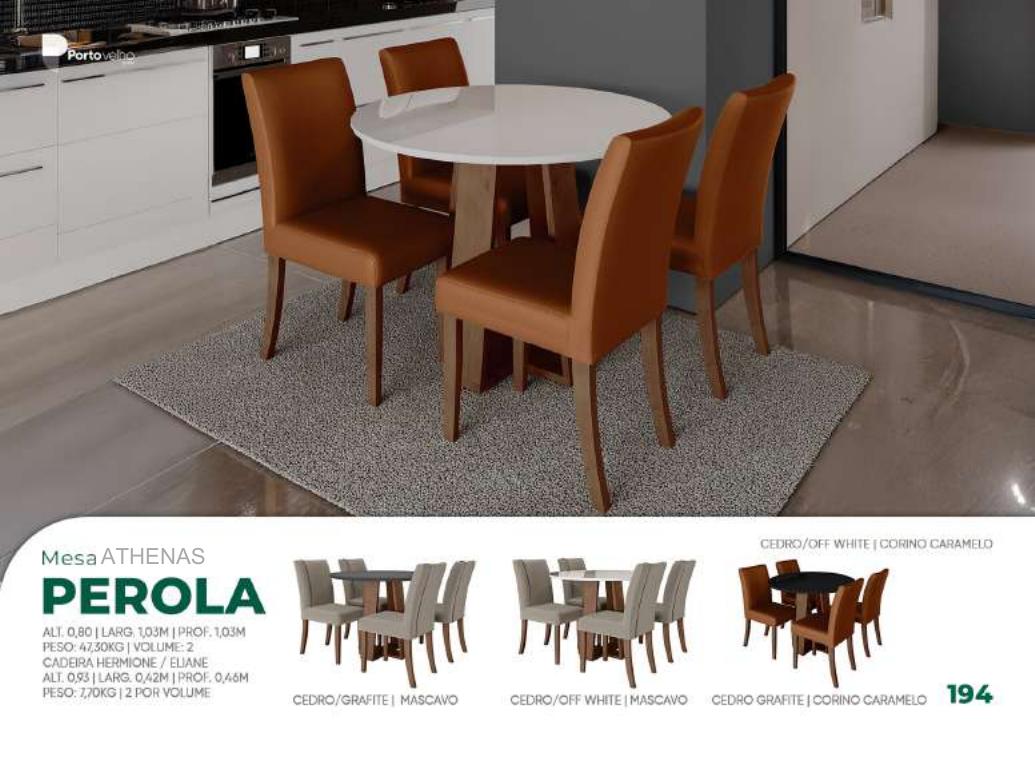Foto de MESA PEROLA C/ 4 CADEIRAS
