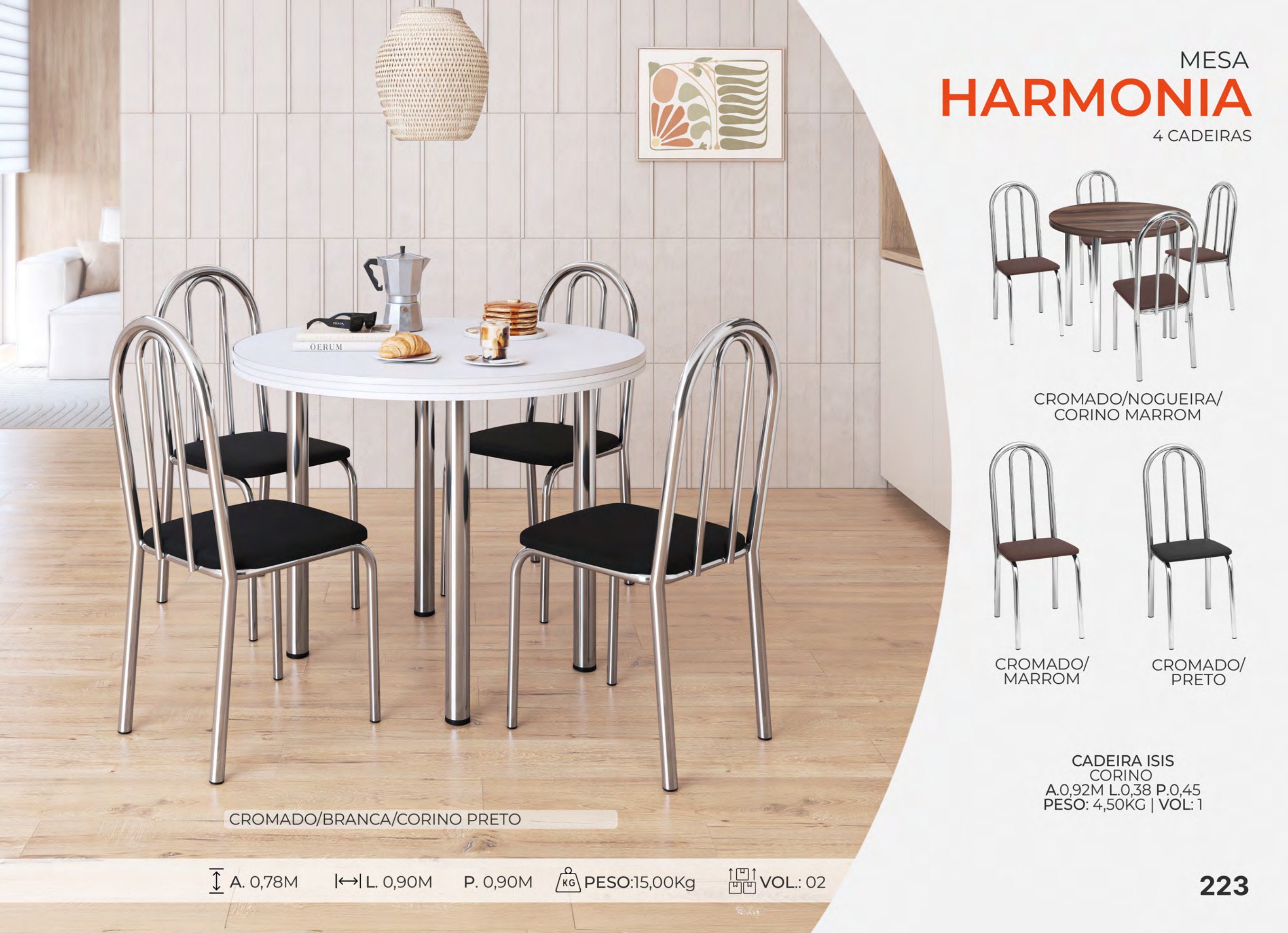 Foto de MESA HARMONIA C/ 4 CADEIRAS