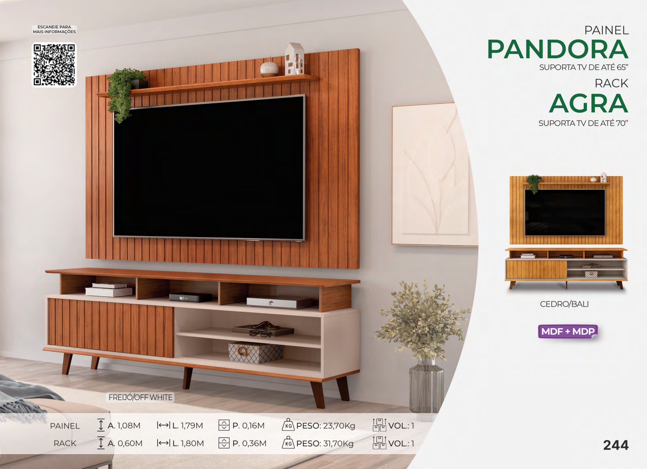 Foto de PAINEL PANDORA + RACK AGRA