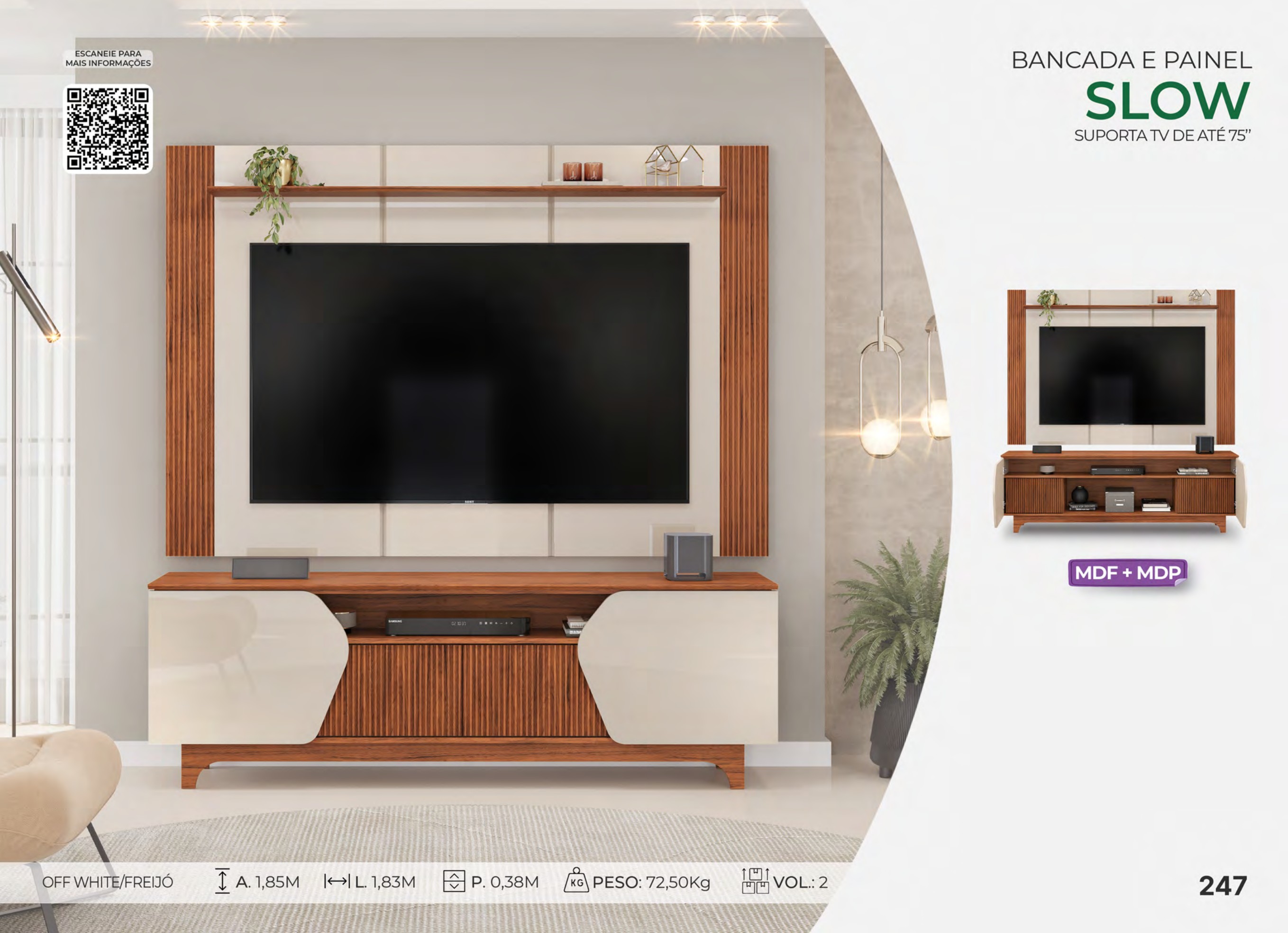 Foto de BANCADA E PAINEL SLOW